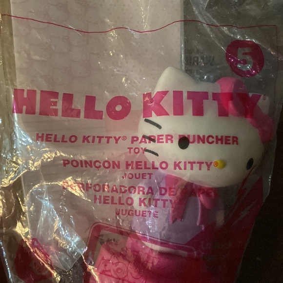 Sanrio Office Hello Kitty Paper Puncher From Mcdonalds 5 Toy Poshmark